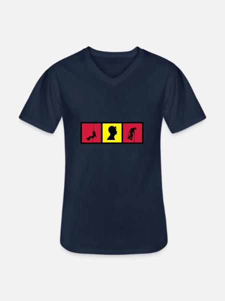 Caver Speleology Speläologie Spéléo Spéléologue - Men's V-Neck T-Shirt - navy