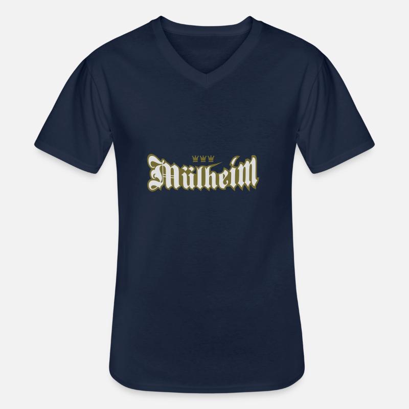Köln-Mülheim 2 - Männer-T-Shirt mit V-Ausschnitt - Navy