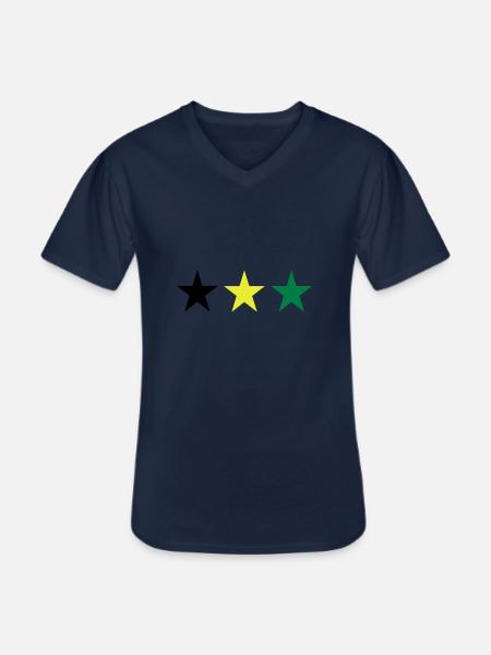 Jamaïque - T-shirt col V Homme - marine