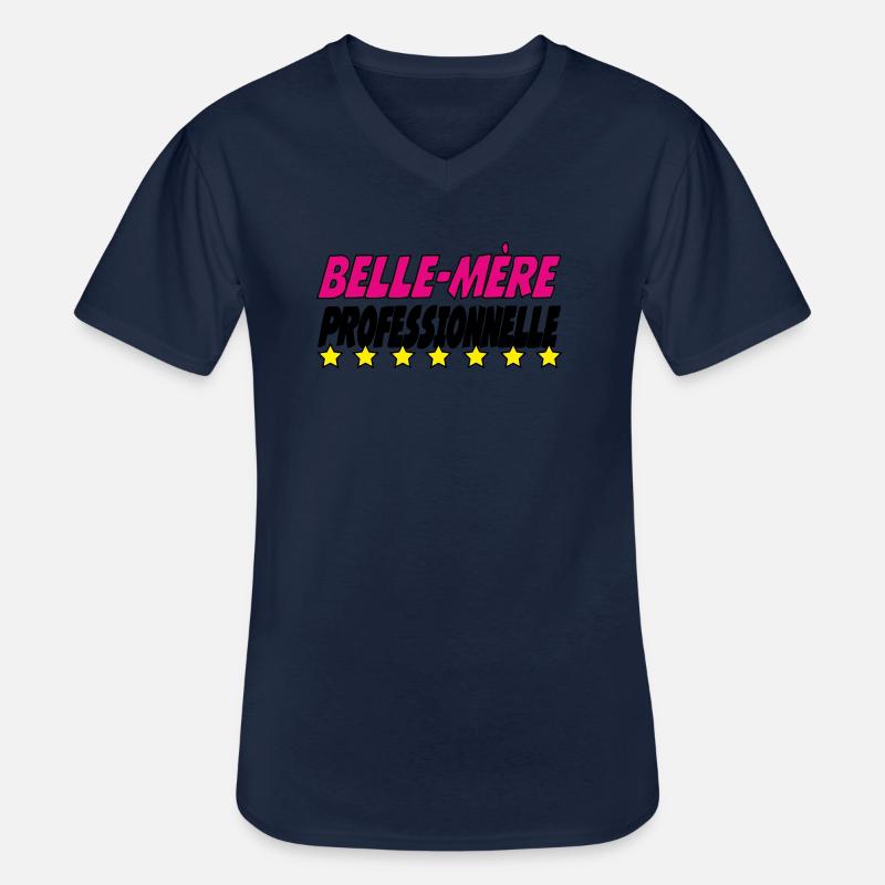 PROFESSIONELL Schwiegermutter - Männer-T-Shirt mit V-Ausschnitt - Navy