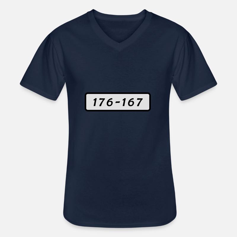 Panzerknacker - Männer-T-Shirt mit V-Ausschnitt - Navy