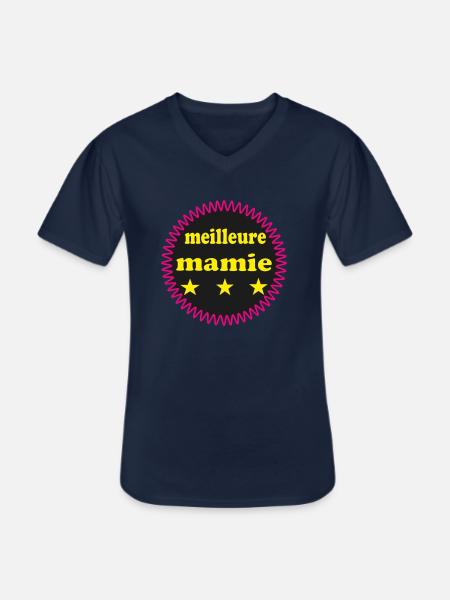 Best Granny - Men's V-Neck T-Shirt - navy