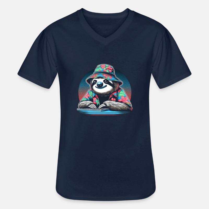 Informatik Geschenk - Männer-T-Shirt mit V-Ausschnitt - Navy