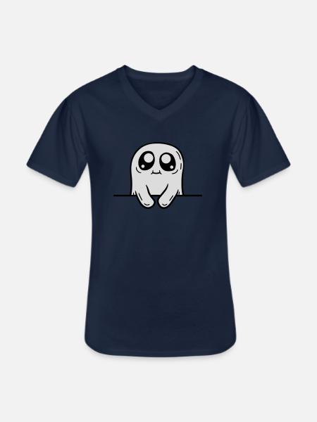 Doux derrière le mur - T-shirt col V Homme - marine