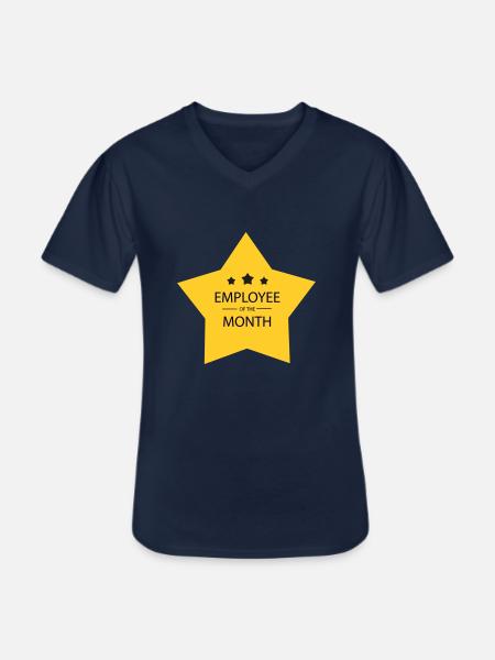 Employé du mois - T-shirt col V Homme - marine