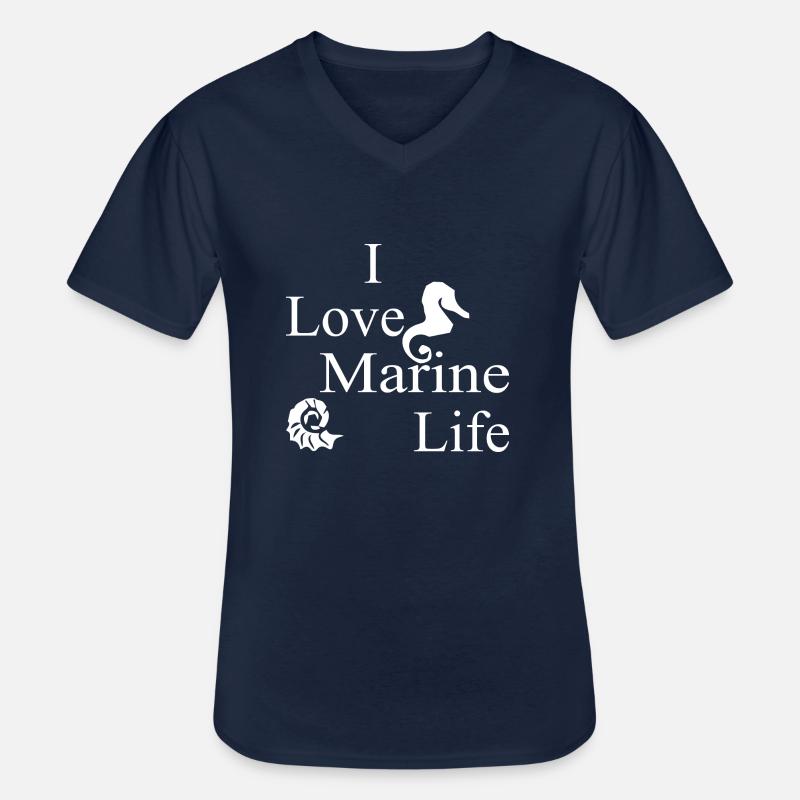 Diving Dive tauchen - Männer-T-Shirt mit V-Ausschnitt - Navy