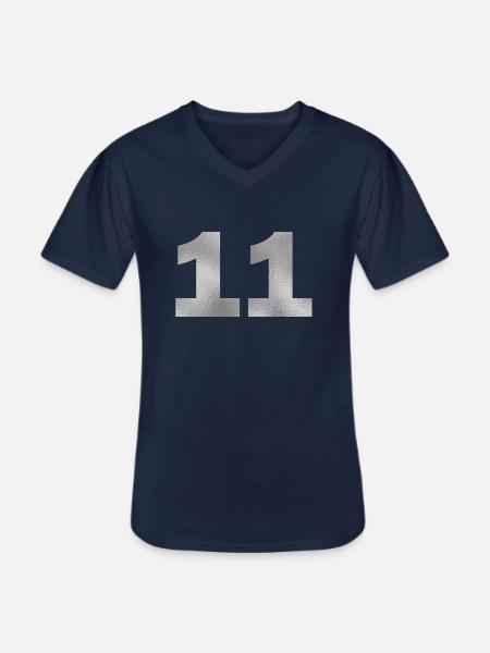 Birthday 11 years - Men's V-Neck T-Shirt - navy