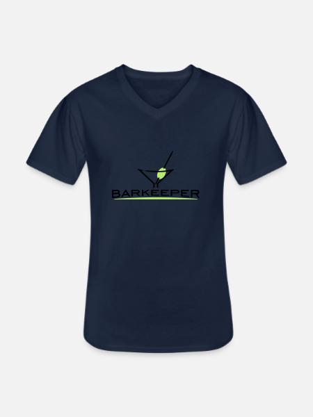 Barkeeper (h, 2c) - Men's V-Neck T-Shirt - navy
