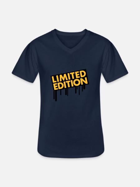 limited_edition_graffiti - Men's V-Neck T-Shirt - navy