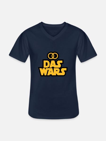 Das Wars - Männer-T-Shirt mit V-Ausschnitt - Navy