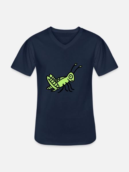 Grasshopper - Men's V-Neck T-Shirt - navy