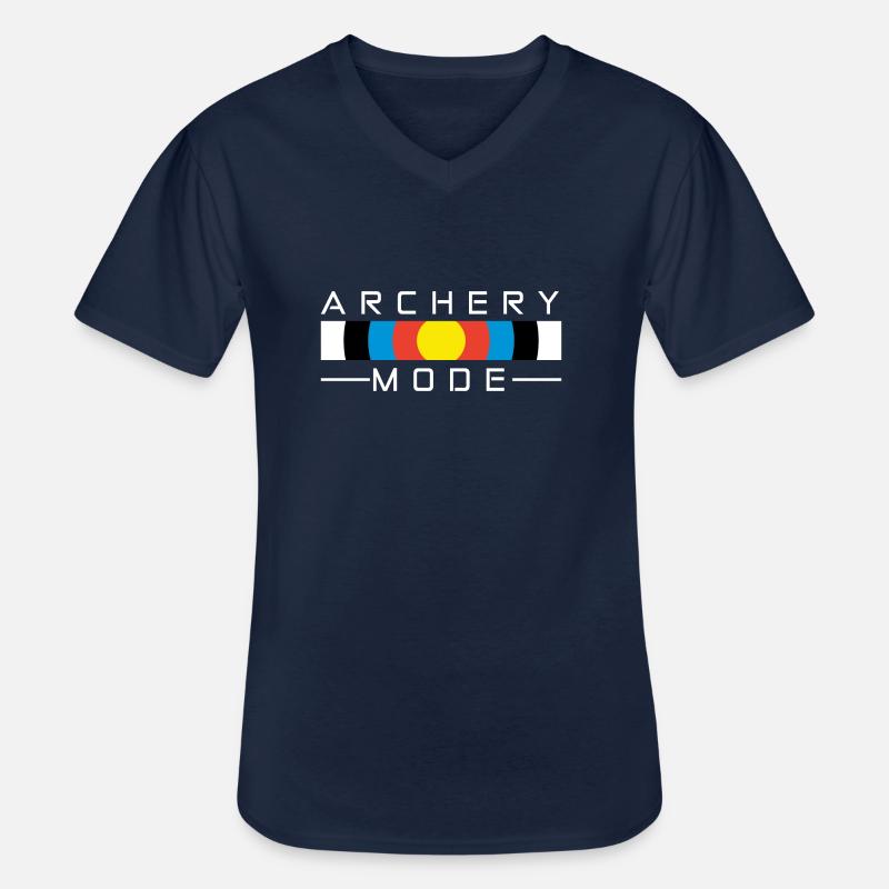 Bogenschießen Modus - Männer-T-Shirt mit V-Ausschnitt - Navy