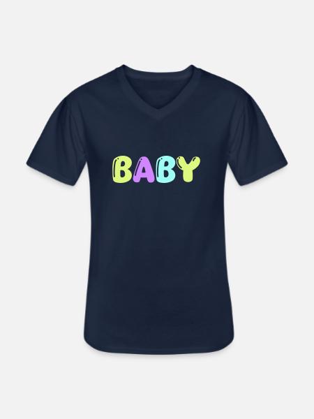 bébé - T-shirt col V Homme - marine