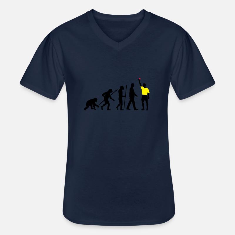 Evolution Schiedsrichter - Männer-T-Shirt mit V-Ausschnitt - Navy