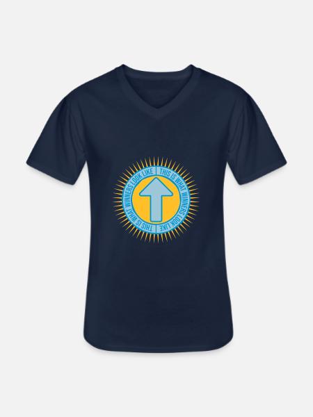 What Winners Look Like - Men's V-Neck T-Shirt - navy