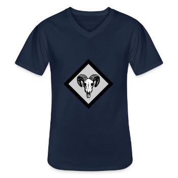 Gotland - Männer-T-Shirt mit V-Ausschnitt - Navy - Vorne - AI Model Male 178 dark (178cm)