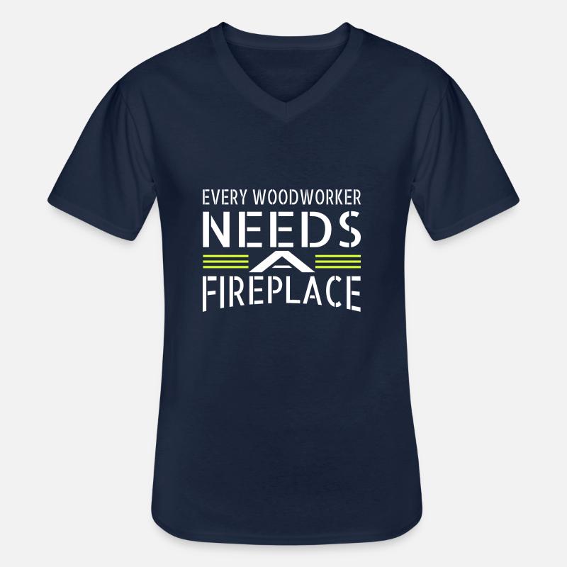 arboriculture birthday gift statement - Männer-T-Shirt mit V-Ausschnitt - Navy