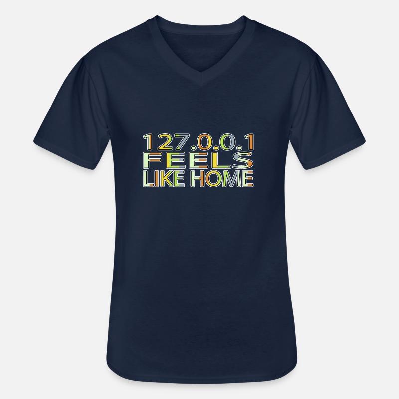 Funny FullStack Developer - Men's V-Neck T-Shirt - navy