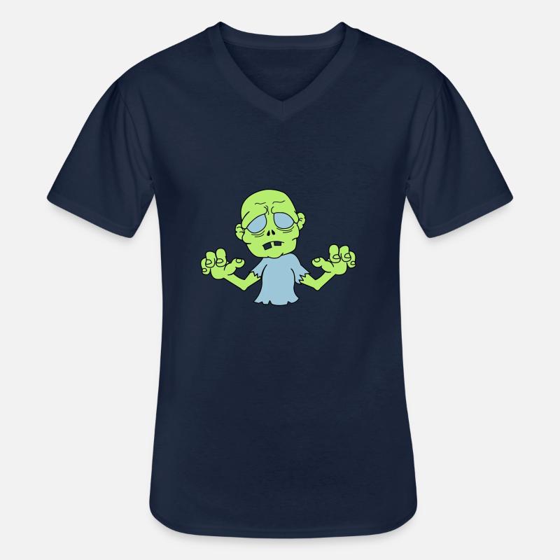 (zombie_2) - Männer-T-Shirt mit V-Ausschnitt - Navy