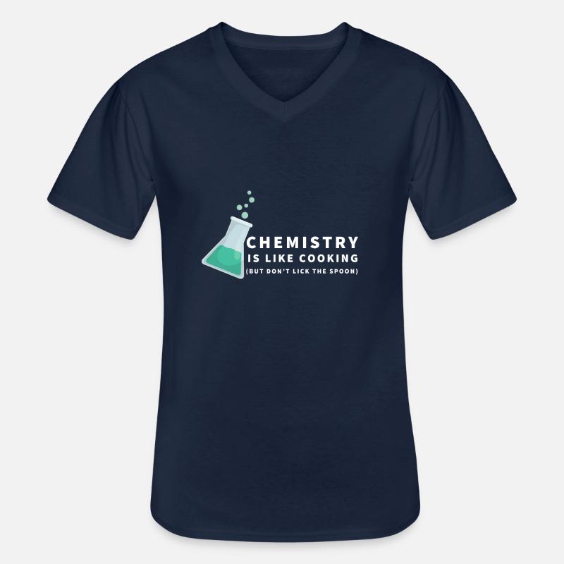 Chemist | Science & Funny - Männer-T-Shirt mit V-Ausschnitt - Navy