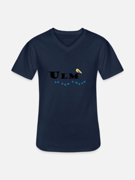 Ulm - Men's V-Neck T-Shirt - navy