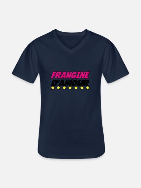 LIEBE SCHWESTER - Männer-T-Shirt mit V-Ausschnitt - Navy