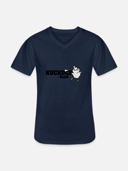Kuckuck Klan - Männer-T-Shirt mit V-Ausschnitt - Navy
