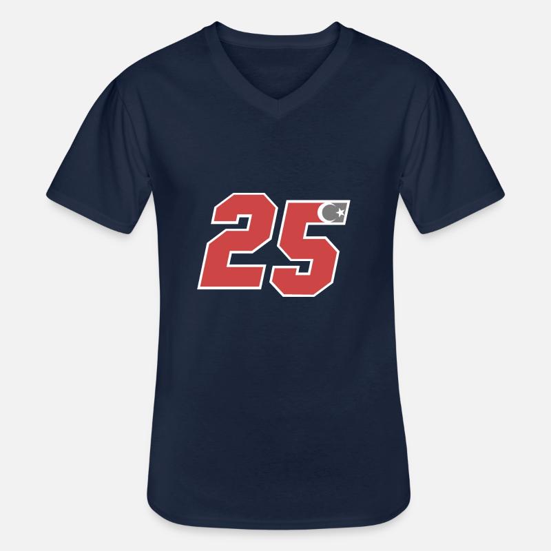 Erzurum - Männer-T-Shirt mit V-Ausschnitt - Navy