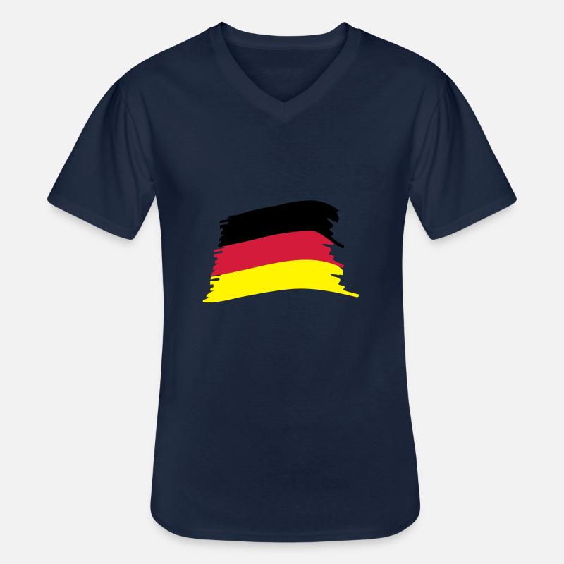 '-Flagge - Männer-T-Shirt mit V-Ausschnitt - Navy