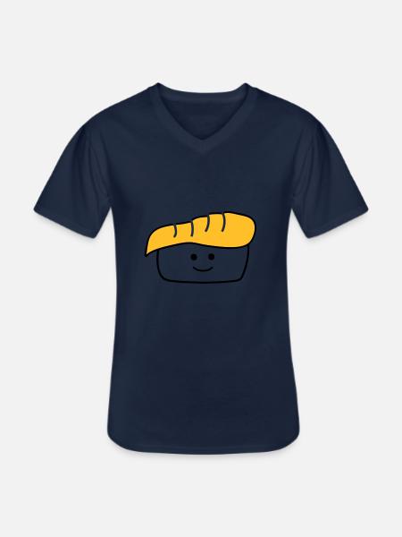 Nigiri Sushi - Men's V-Neck T-Shirt - navy