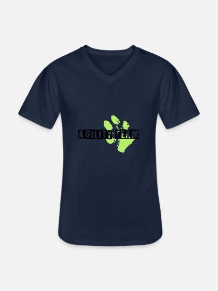 AgilityTeam - Männer-T-Shirt mit V-Ausschnitt - Navy