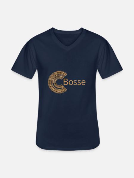 Pour les patrons - T-shirt col V Homme - marine