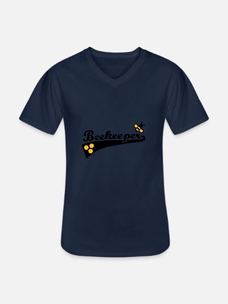 Beekeeper - T-shirt col V Homme - marine