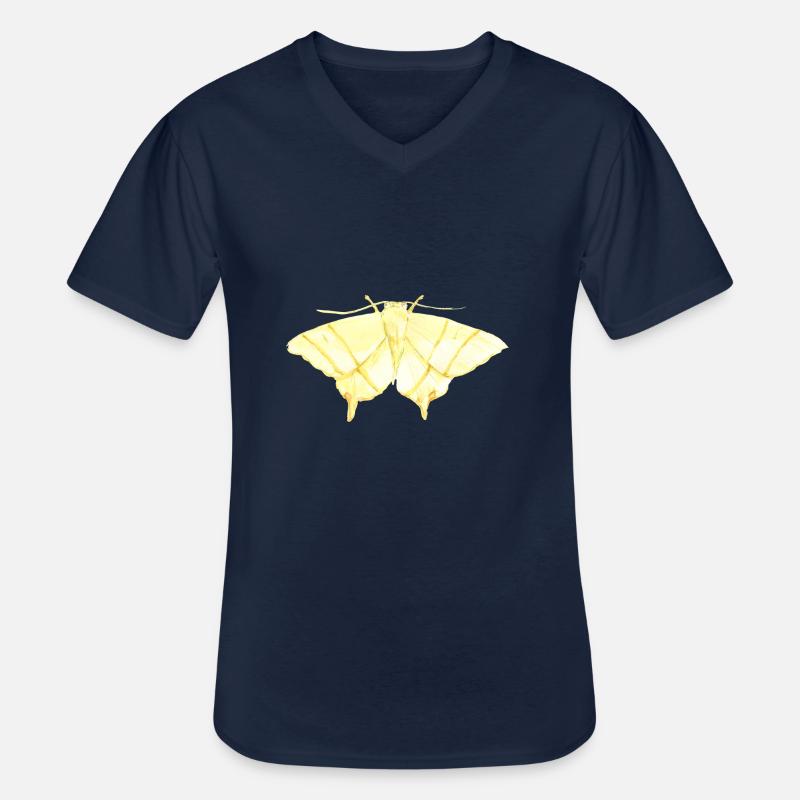 nachtschwalbenschwanz - Männer-T-Shirt mit V-Ausschnitt - Navy