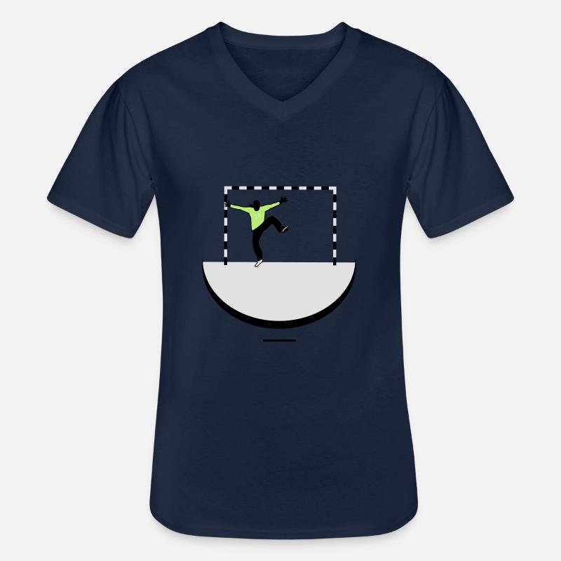 Torfrau - Männer-T-Shirt mit V-Ausschnitt - Navy