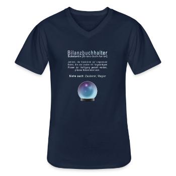 Bilanzbuchhalter - Männer-T-Shirt mit V-Ausschnitt - Navy - Vorne - AI Model Male 178 dark (178cm)