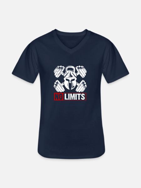 Fitnesstrainer - Männer-T-Shirt mit V-Ausschnitt - Navy