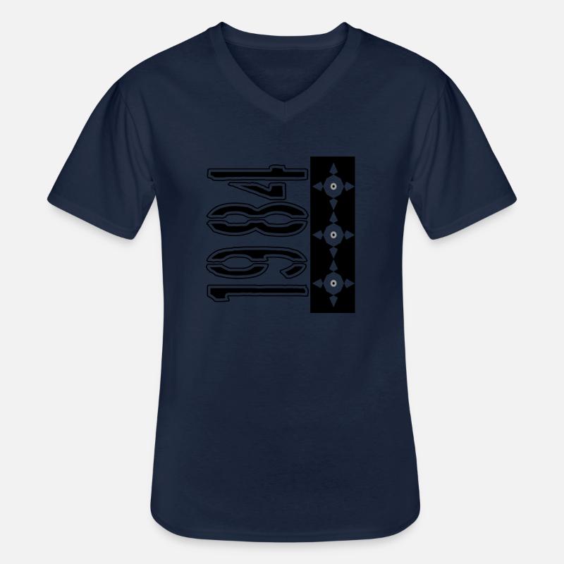 1984 mit Plot Überwachungskamera - Männer-T-Shirt mit V-Ausschnitt - Navy