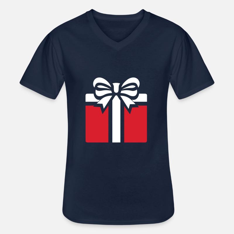 Eingewickeltes Wunder - Männer-T-Shirt mit V-Ausschnitt - Navy