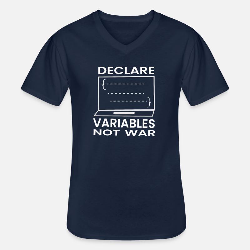 Softwareentwickler Programmierer Geschenk - Männer-T-Shirt mit V-Ausschnitt - Navy