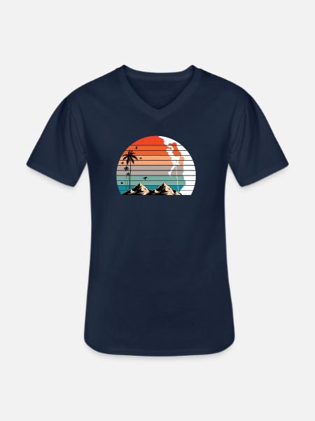 Escalade Escalade Solo Escalade Femmes - T-shirt col V Homme - marine