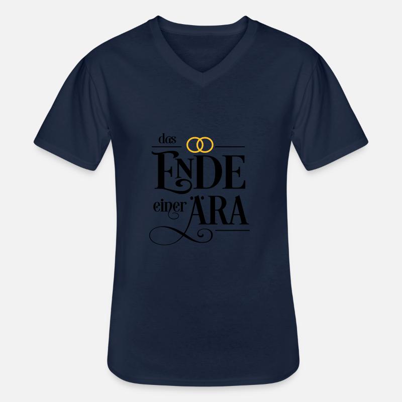 Junggesellenabschied - Männer-T-Shirt mit V-Ausschnitt - Navy