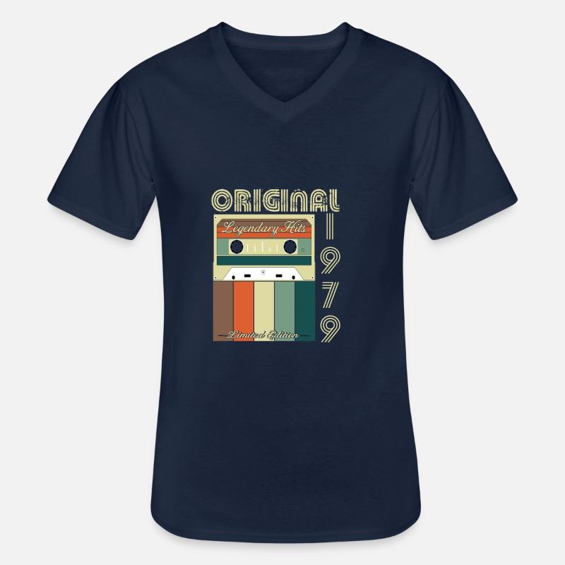 Legendäres Jubiläum 1979 - Männer-T-Shirt mit V-Ausschnitt - Navy