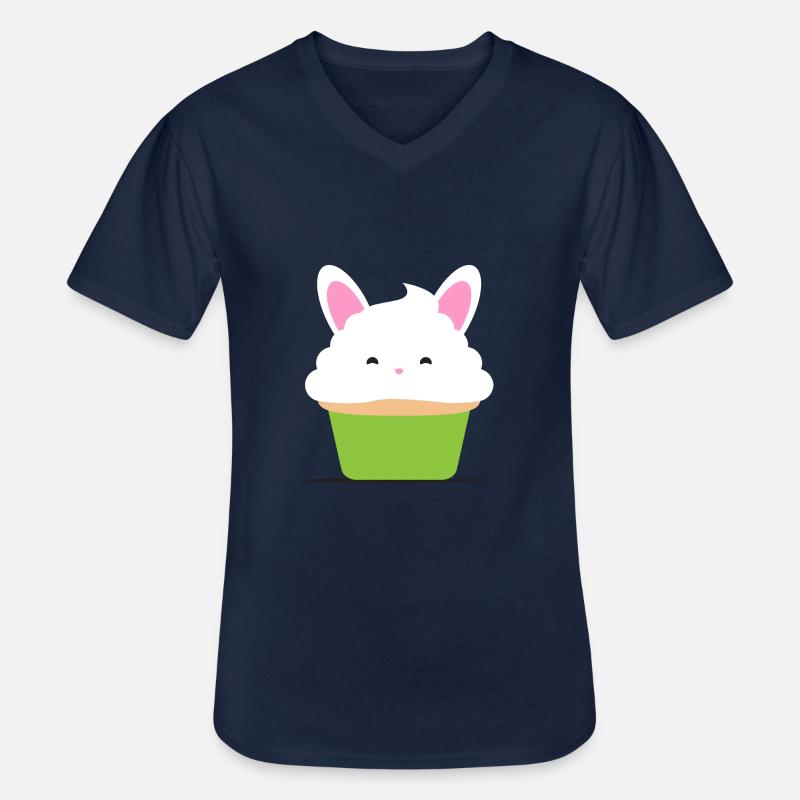 Cupcake, Muffin, Geschenkidee - Männer-T-Shirt mit V-Ausschnitt - Navy