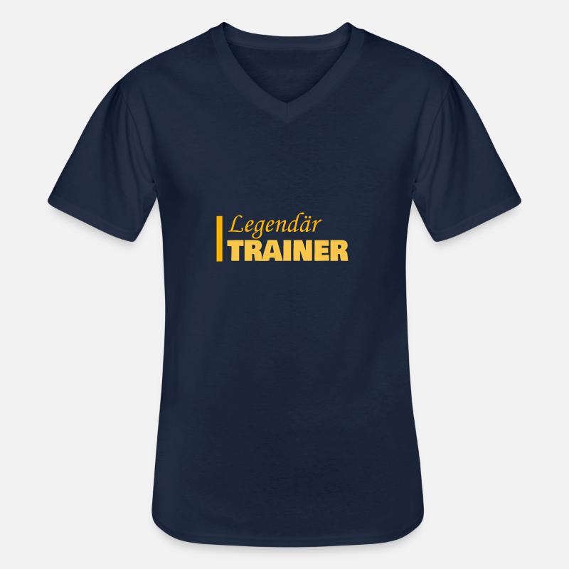 Beruf Trainer - Männer-T-Shirt mit V-Ausschnitt - Navy