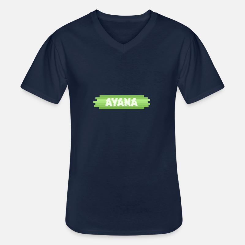 Ayana als Geschenkidee - Männer-T-Shirt mit V-Ausschnitt - Navy