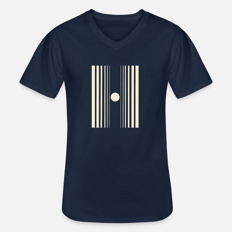 Nerd Design Doppler Effekt - Männer-T-Shirt mit V-Ausschnitt - Navy