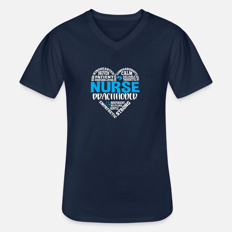 Krankenschwester Krankenpflege Bedeutung - Männer-T-Shirt mit V-Ausschnitt - Navy