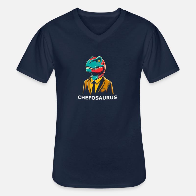 Chef Vorstand Geschäftsführer - Männer-T-Shirt mit V-Ausschnitt - Navy