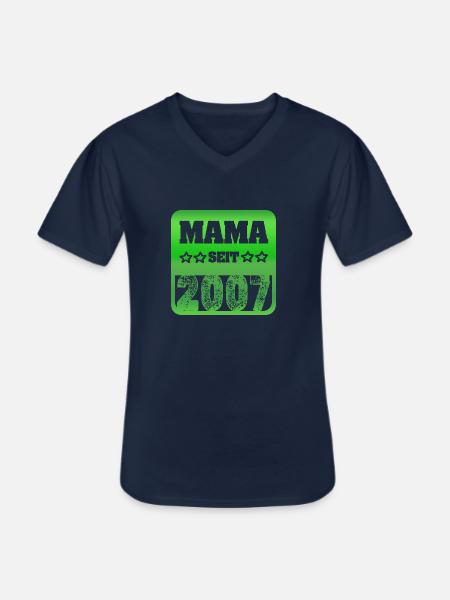 2007 - T-shirt col V Homme - marine